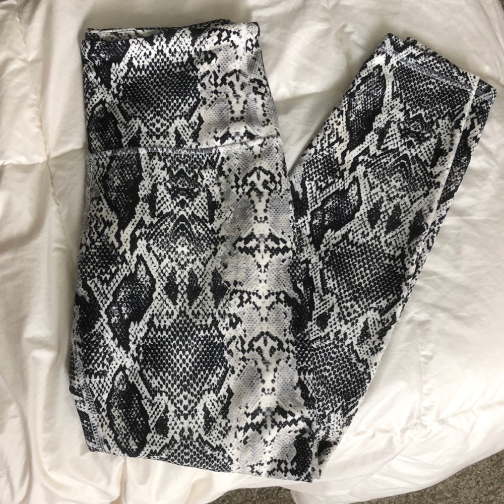 Balance Athletica Leggings- Snake Skin Print